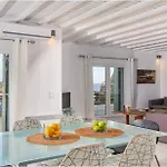 Luxury White Villa W Private Pool In Mikonos * Kalafatis