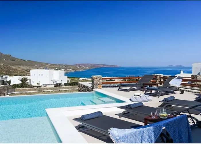 Luxury White Villa W Private Pool In Mikonos * كالافاتيس