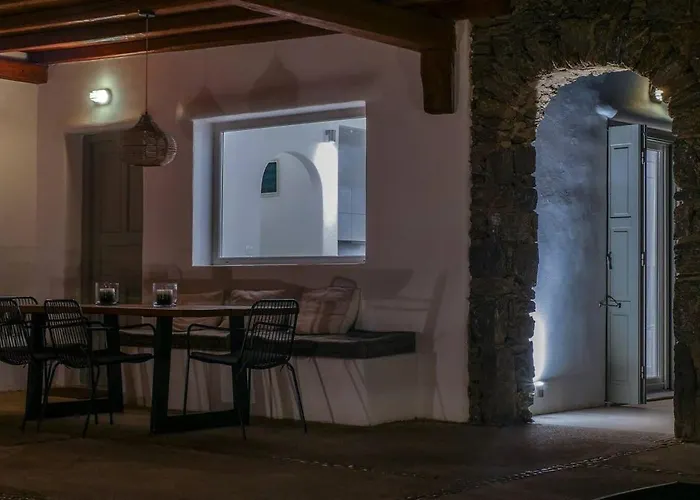 Luxury White Villa W Private Pool In Mikonos فيلة كالافاتيس