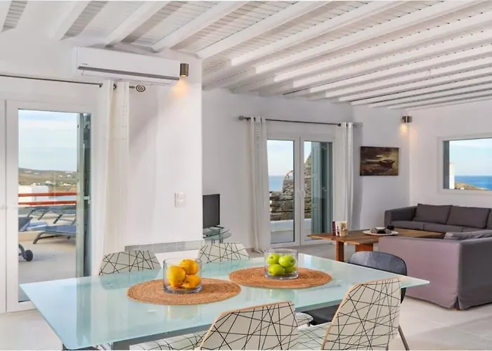 Luxury White Villa W Private Pool In Mikonos * カラファティス