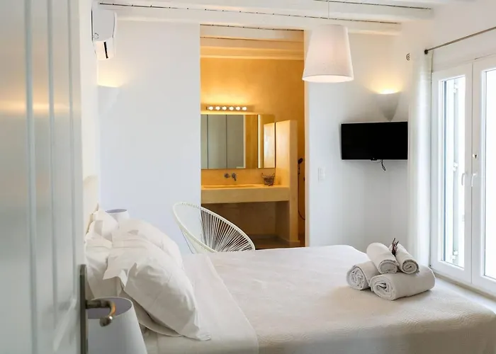 Luxury White Villa W Private Pool In Mikonos Vila *