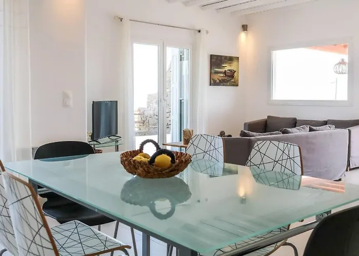 Luxury White Villa W Private Pool In Mikonos Vila *