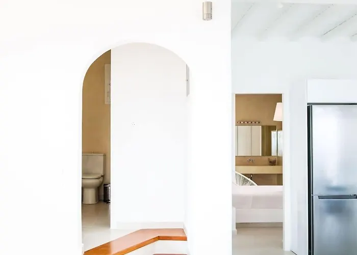 Vila Luxury White Villa W Private Pool In Mikonos Kalafatis